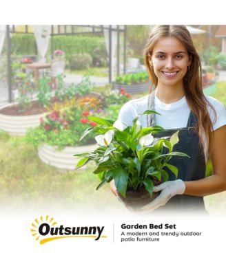 2PCS Raised Garden Bed, Raised Beds for Gardening,