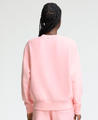 Women's Essentials Reverse Weave Crew Neck Loose Fit Sweatshirt