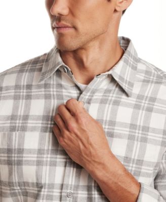 Men's Brushed Flannel Long-Sleeve Shirt