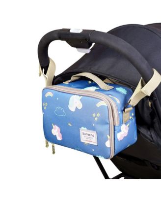 Portable Diaper Bag with Changing Pad, Waterproof Travel Baby Bag