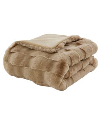 Vivienne Faux Fur Throw, 50" x 60"