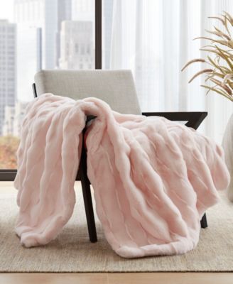 Vivienne Faux Fur Throw, 50" x 60"