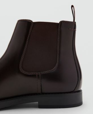 Men's Leather-Effect Chelsea Ankle Boots