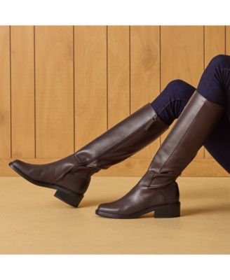 Women's Gisella Square Toe Zip Tall Boots