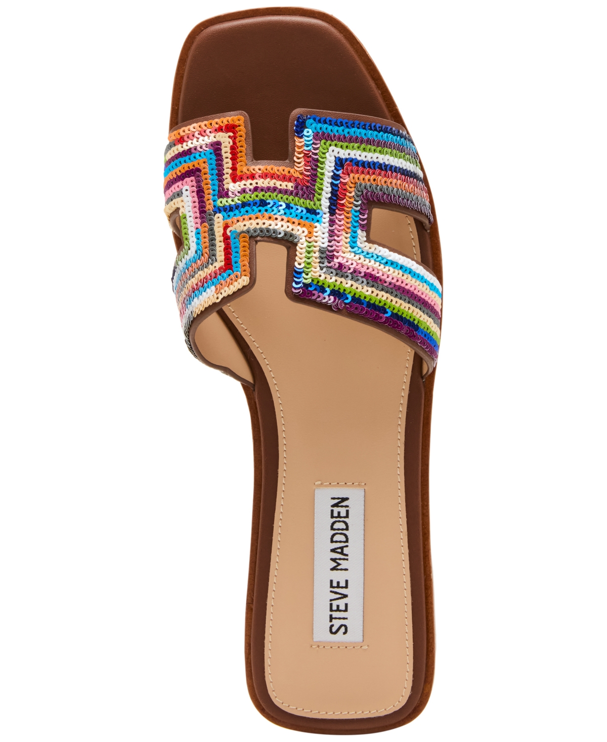 Steve Madden Women's Hadyn-s Square-Toe Slide Sandals