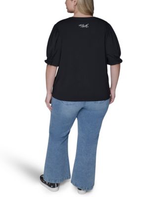 Women's Plus Size Crew Neck Top