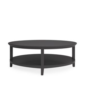 Furniture 47" Solid Wood Hedworth Round Coffee Table