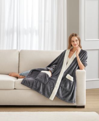 Cozy Plush Printed Wrap, 50" x 70", Exclusively at Macy’s