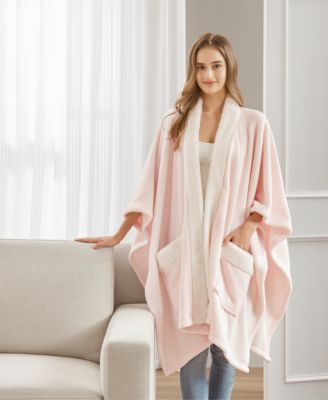 Cozy Plush Printed Wrap, 50" x 70", Exclusively at Macy’s