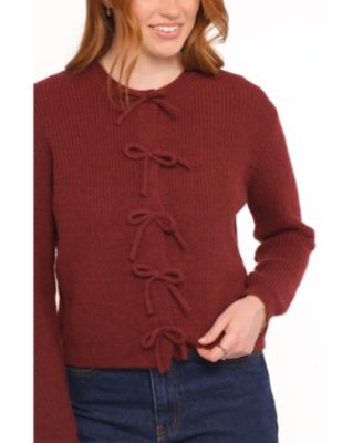 Women's Wilde Bow Front Cardigan Sweaters