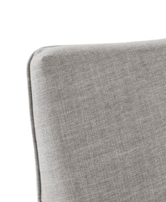 London 28"W Upholstered Skirted Swivel Armchair with Lumbar Pillow