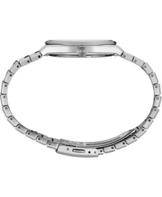 Men's Essentials Silver Stainless Steel Bracelet Watch, 38.9mm