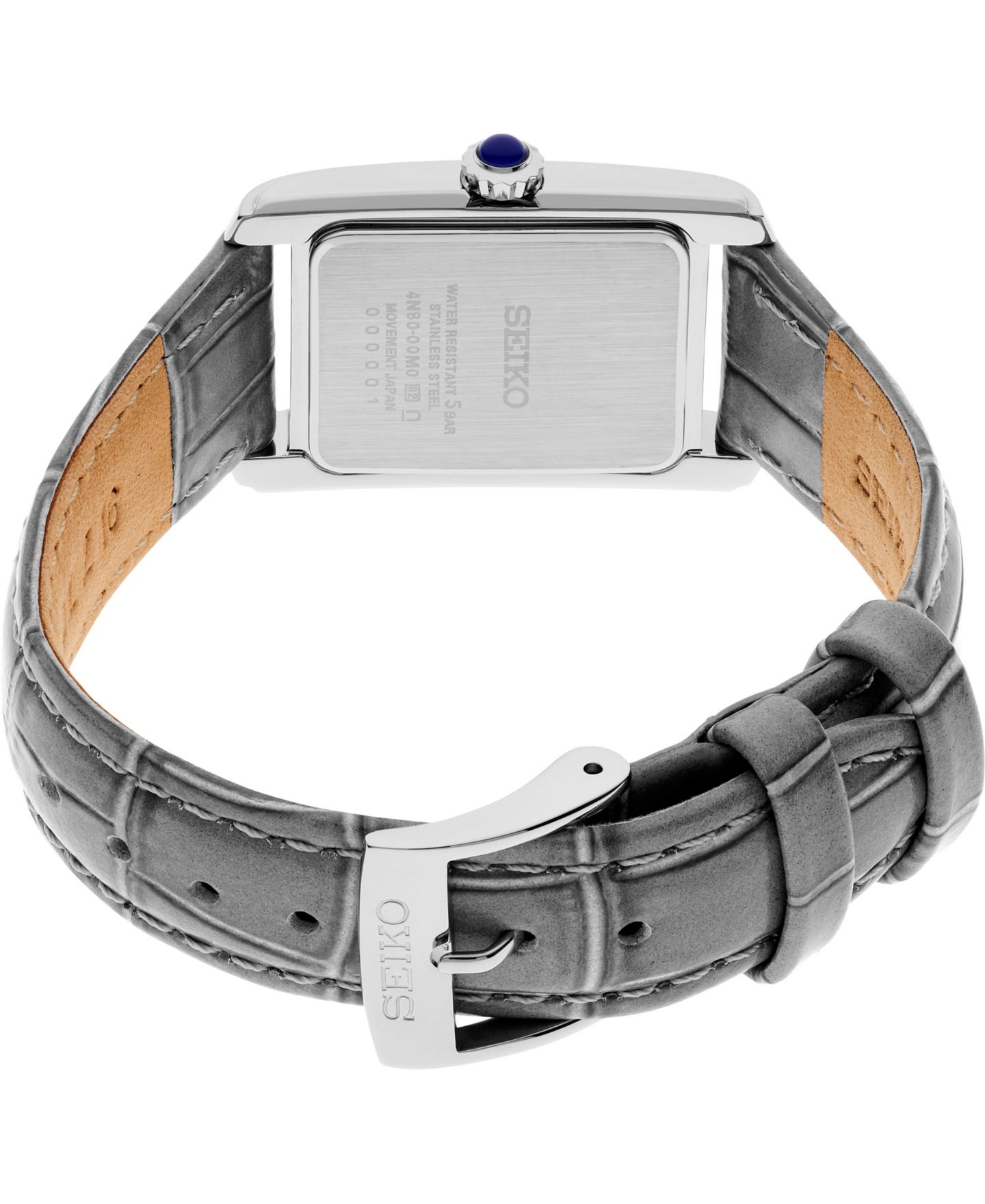 Женские часы Seiko Essentials Quartz Leather Strap Watch, 22.2mm — фото 3