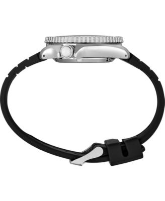 Men's 5 Sports Black Silicone Strap Watch, 42.5mm 