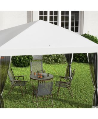 10' x 10' Pop Up Canopy with 4 Removable Sidewalls,