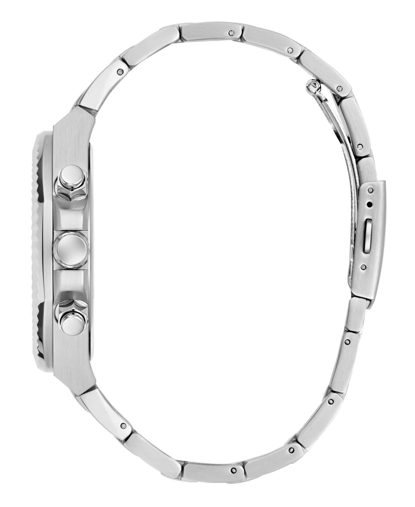 Мужские часы GUESS Silver-Tone Multi-Function Watch, 44mm — фото 2