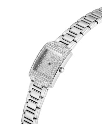 Women's Silver-Tone Glitz Analog Watch, 23mm