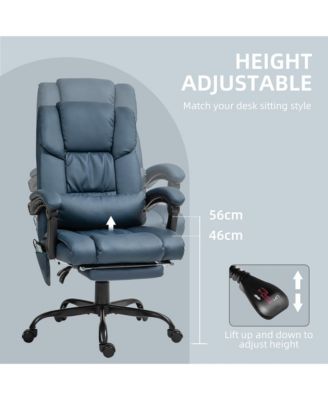 Massage Office Chair, Office Chair with 6 Vibration Points,