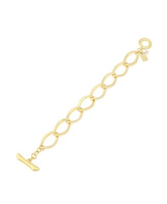 Gold Link Toggle Bracelet