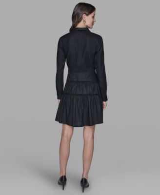 Women's Collared Shirt Dress