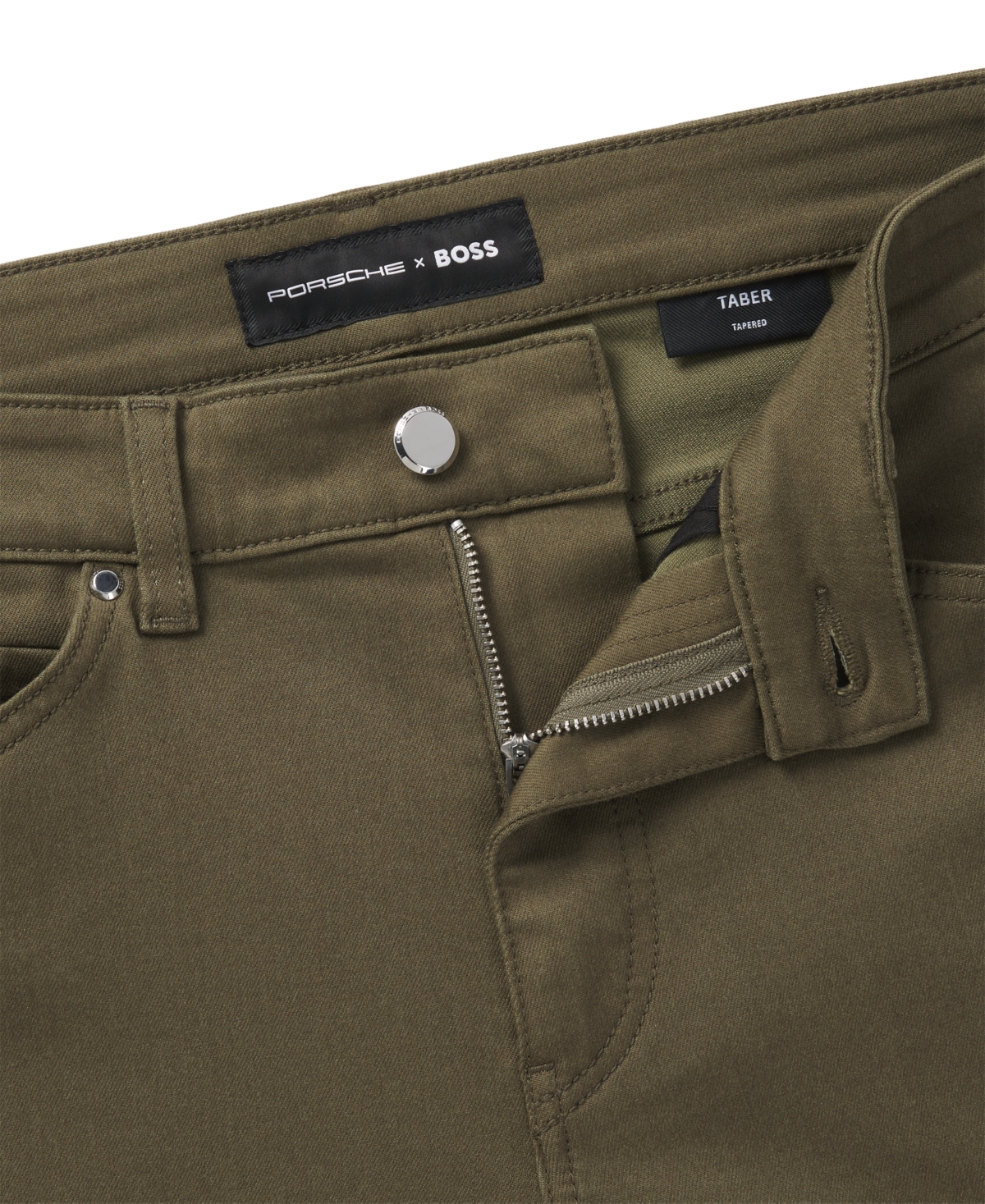 Boss x Porsche Men's Performance-Stretch Denim Tapered-Fit Jeans