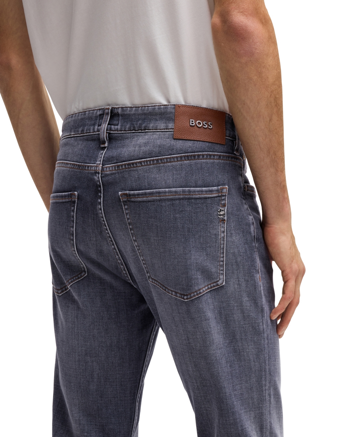 Boss by Hugo Men's Soft-Touch Denim Slim-Fit Jeans