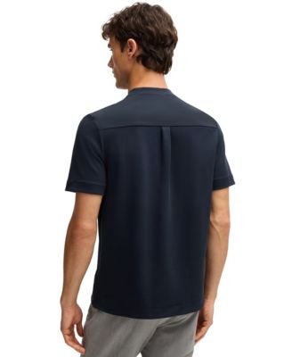 Men's Tonal Trim Cotton-Blend T-Shirt