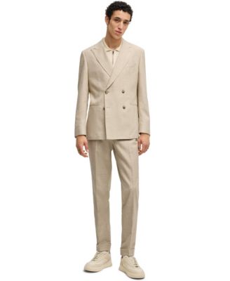 Men's Patterned Tweed Two-Piece Suit