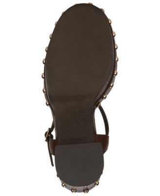 Women's Extrovert Wooden Platform Pumps