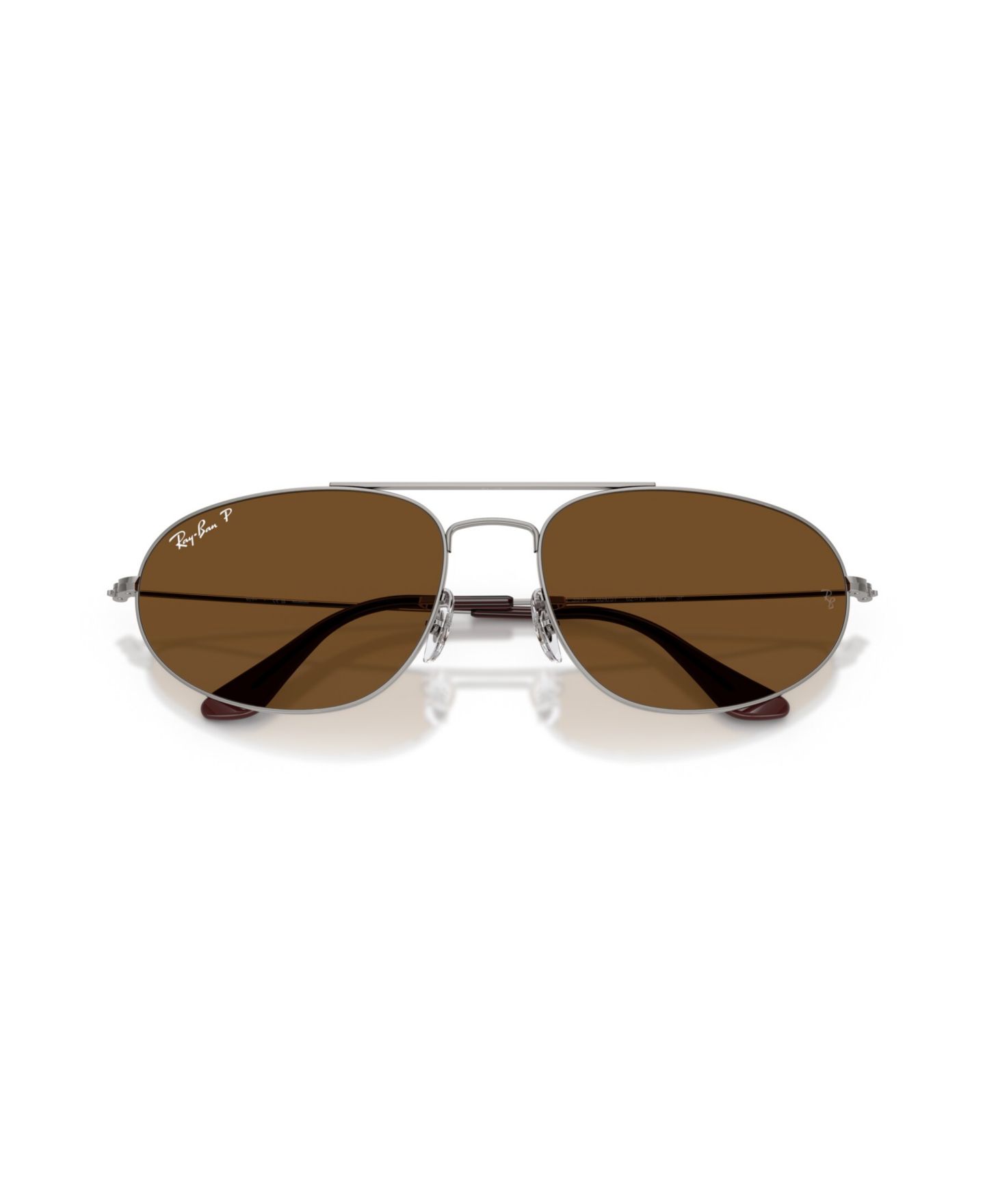 Солнцезащитные очки Ray-Ban Unisex Polarized, RB3945, цвет: Графитовый / Коричневый — фото 2