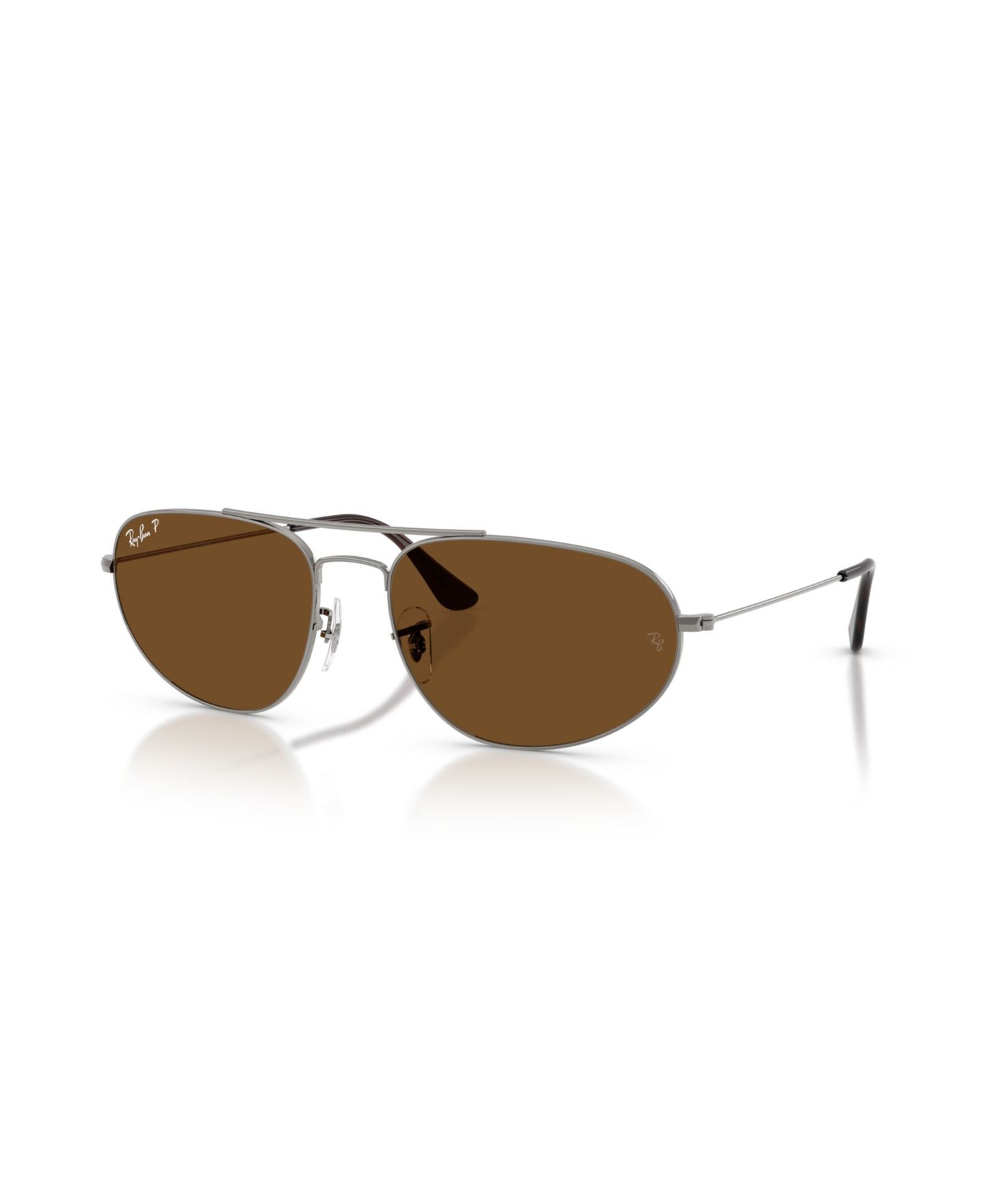 Солнцезащитные очки Ray-Ban Unisex Polarized, RB3945, цвет: Графитовый / Коричневый — фото 1