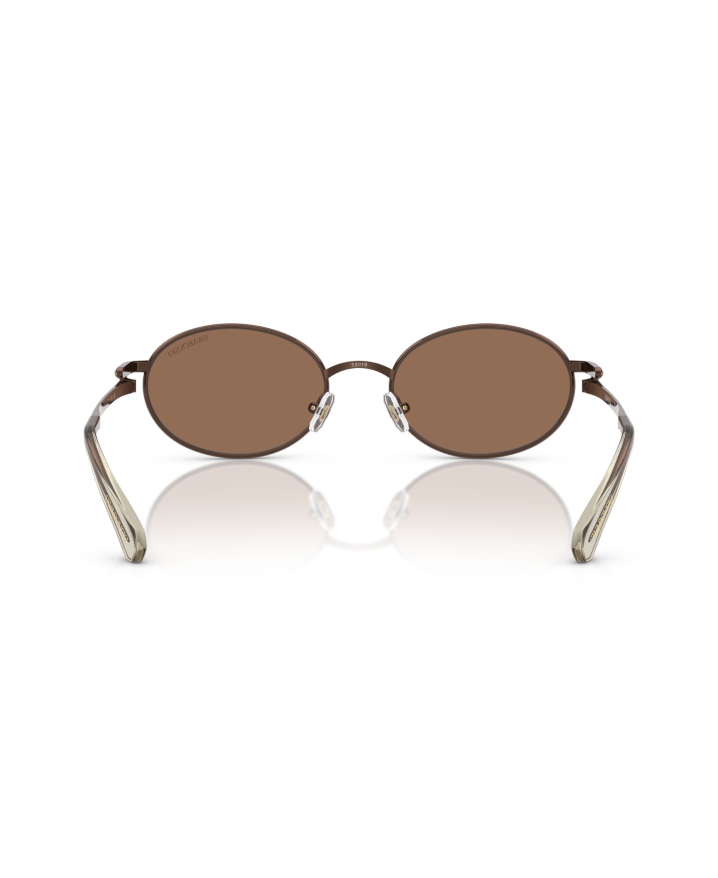 Женские солнцезащитные очки Swarovski Sunglasses, SK7033, цвет: Коричневый — фото 3