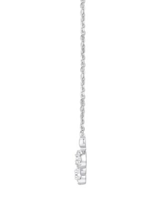 Diamond Necklace (1/4 ct. t.w.) in Sterling Silver