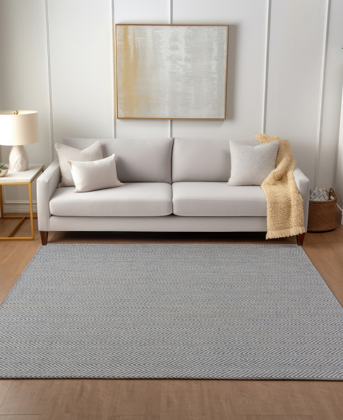 Dalyn Provo Pv2 3'6"x5'6" Area Rug In Gray