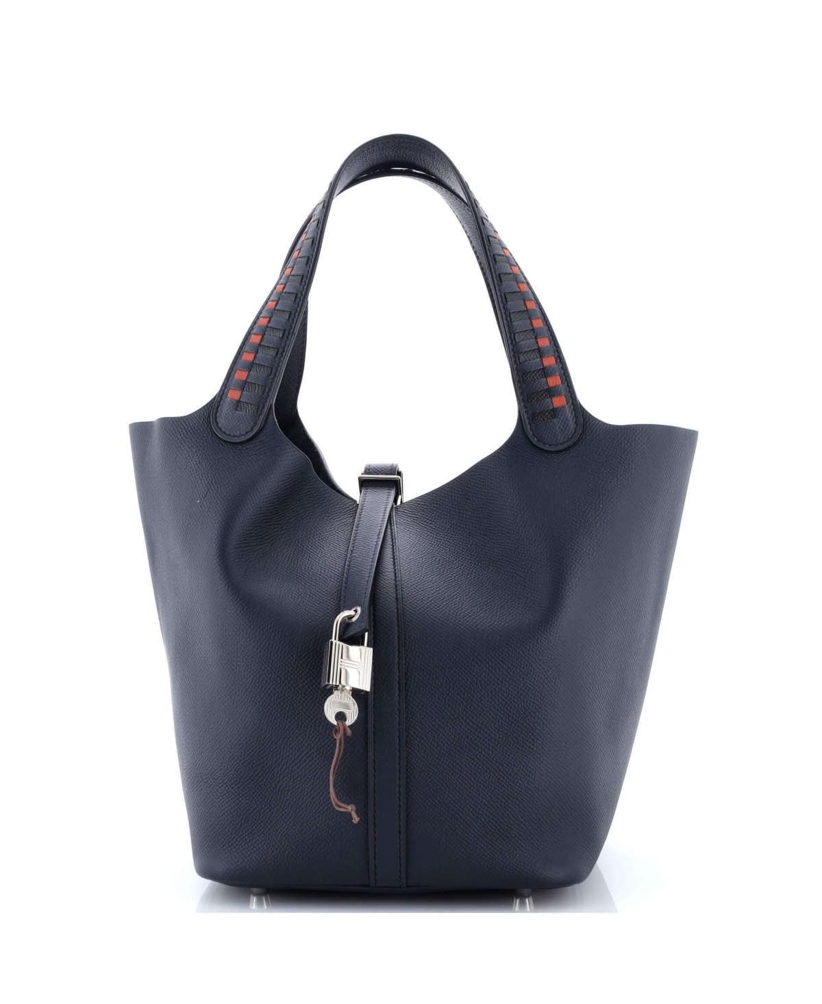 Pre-Owned Hermes Mm Picotin Lock Bag Tressage Epsom