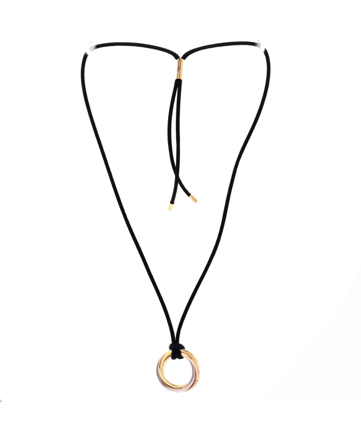 Pre-Owned Cartier Trinity on Cord Necklace