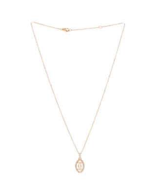 Double C de Cartier Pendant Necklace