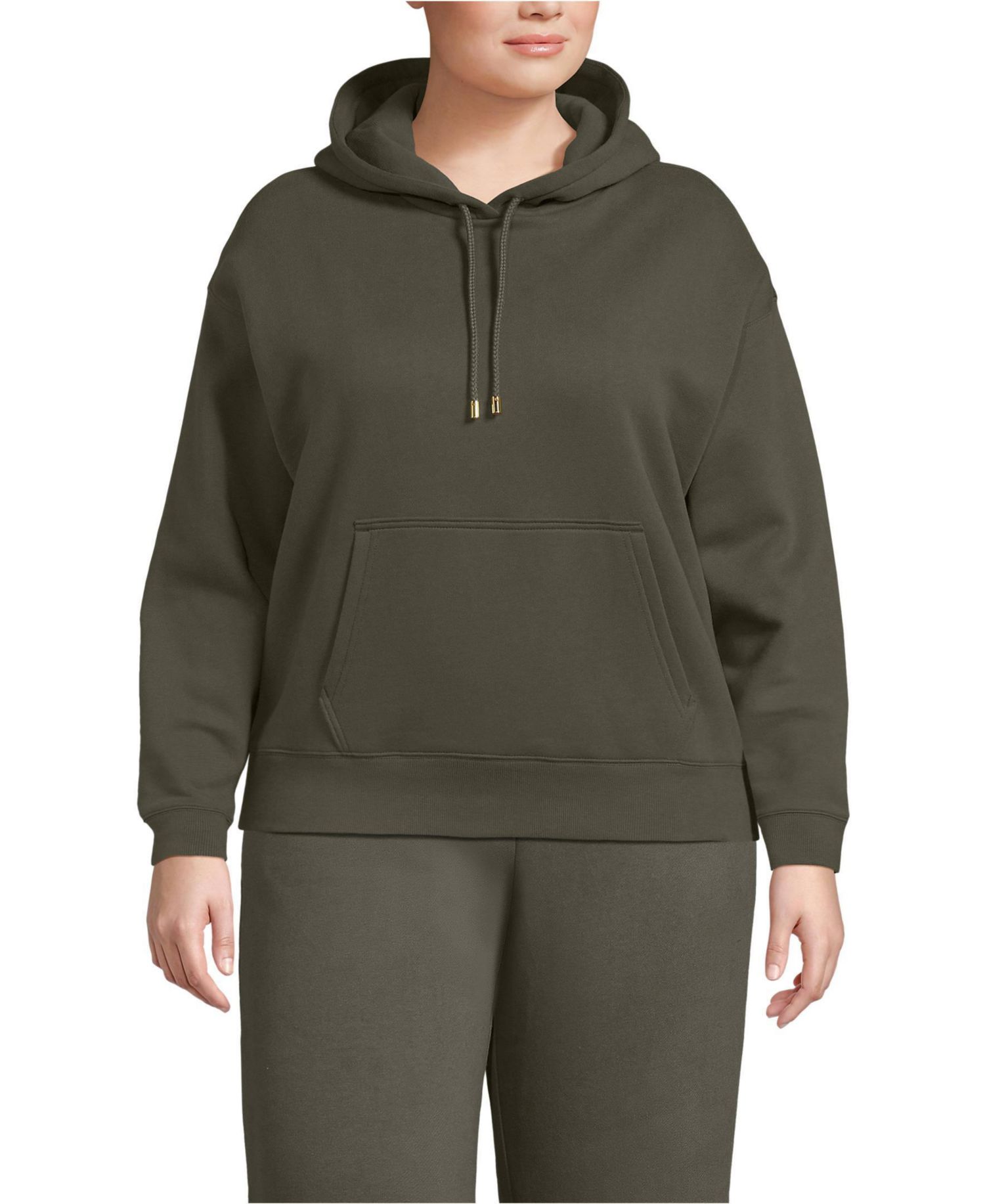 Plus Size Serious Sweats Hooded Sweatshirt