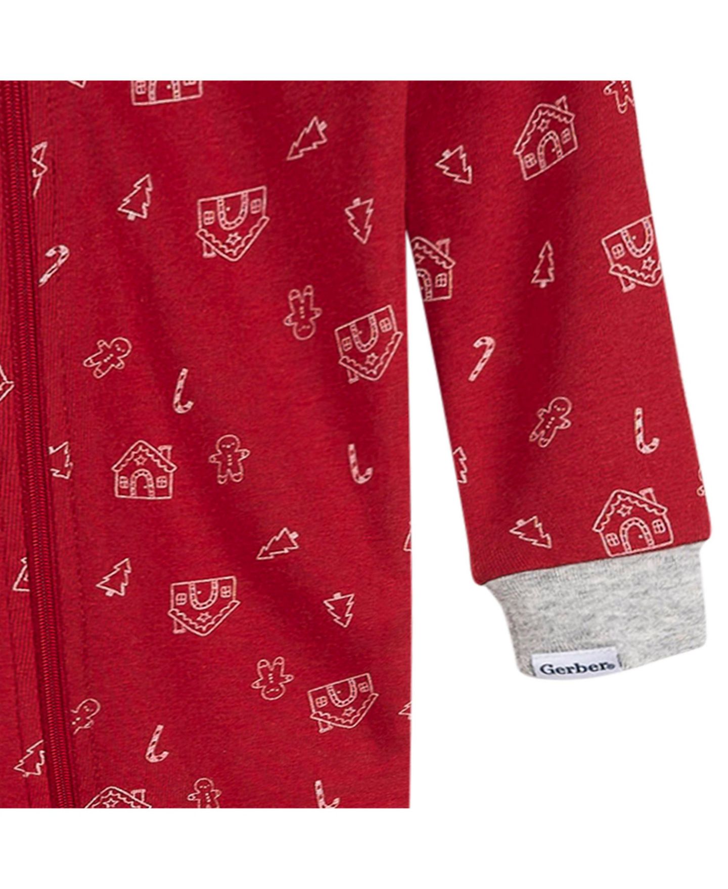 Пижама Fitting, с закрытыми ножками, 2 предмета — Gerber, цвет: Gingerbread — фото 4