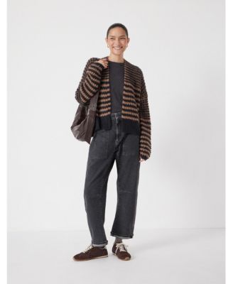 Women's Skye Wool Blend Stripe Cardigan