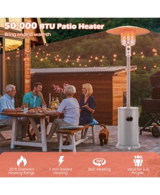 50000 BTU Propane Patio Heater with Round Table Design