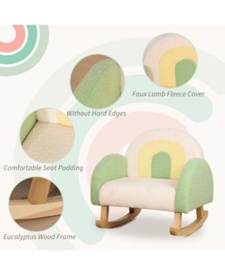 Kids Sofa, Rocking Toddler Sofa Chair, Gift for 18-36 Months,