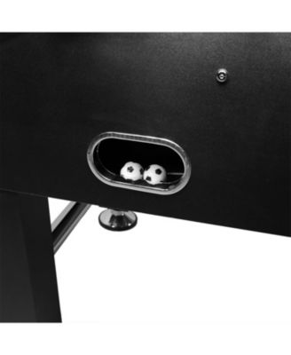 Indoor Modern Style Foosball Soccer Game Table with Drink Holders and Manual Scorers