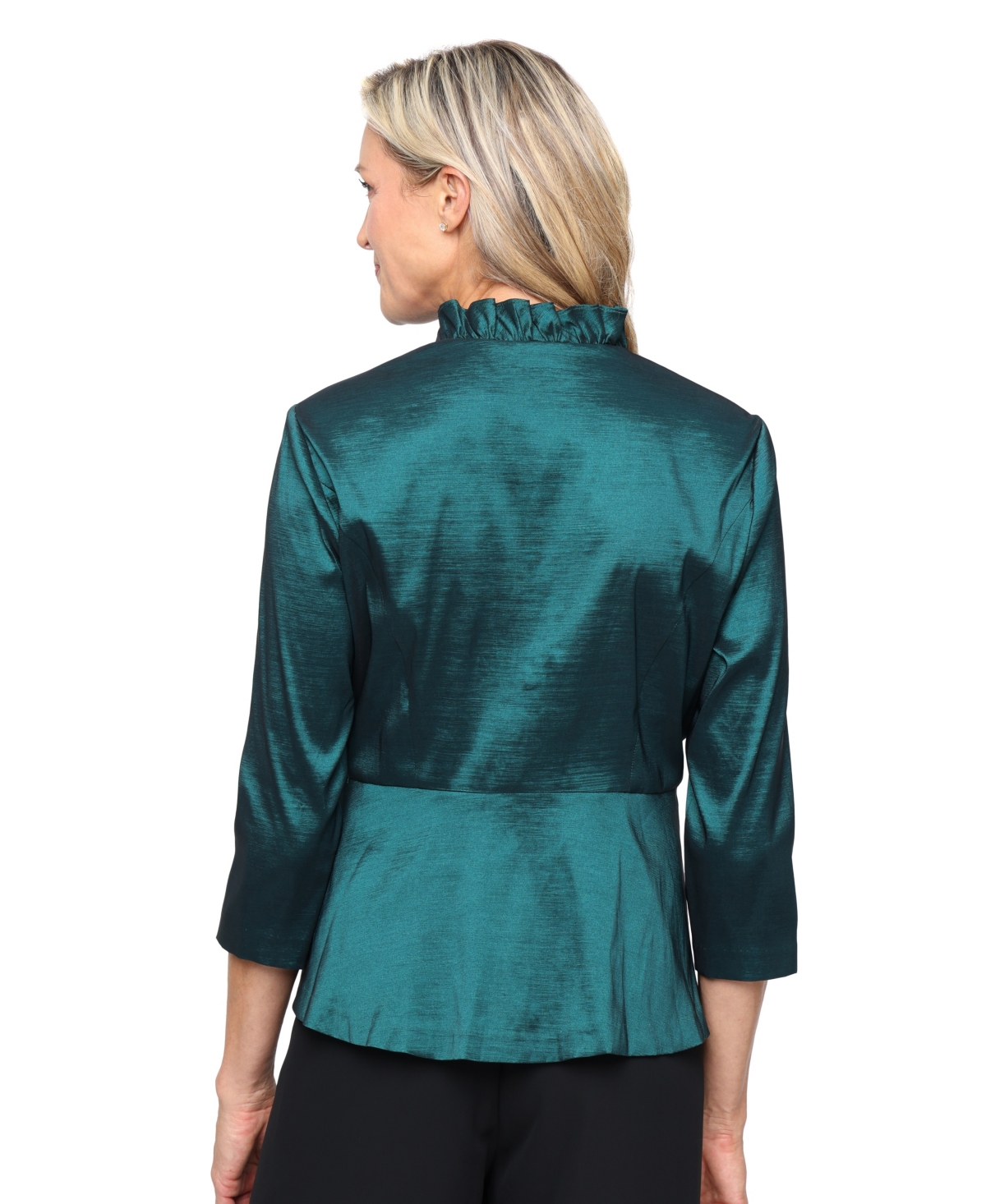 Alex Evenings Women's Taffeta Blouse