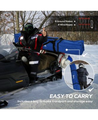 Ice Fishing Shelter for 2, Pop Up Ice Tent,