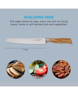 Oliva Elite Scalloped Bread Knife / 9"