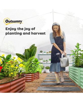 13' x 10' Hoop House with Large Windows Tunnel house,