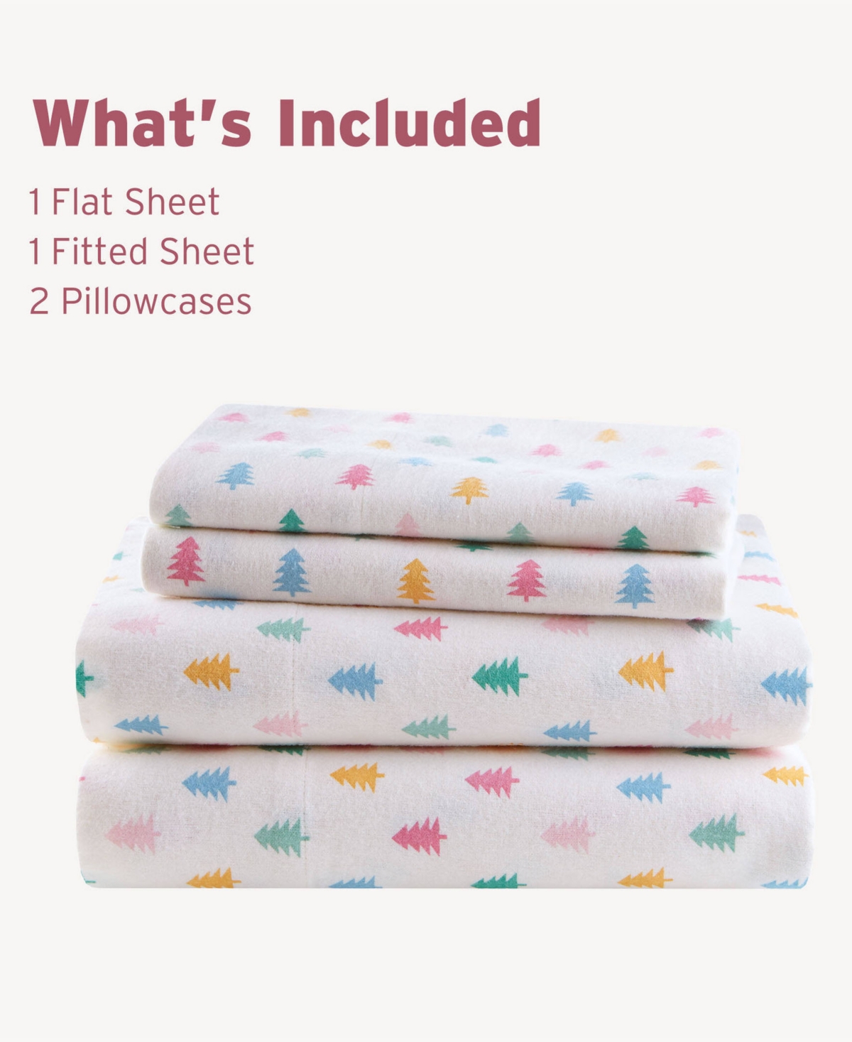 Intelligent Design Novelty Printed Flannel 4-pc. Sheet Set, Full In Multi