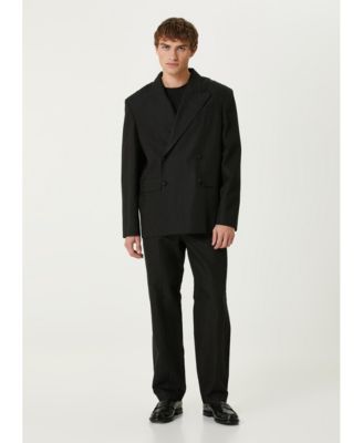 Women's Men's Cotton-Rayon Blend Blazer