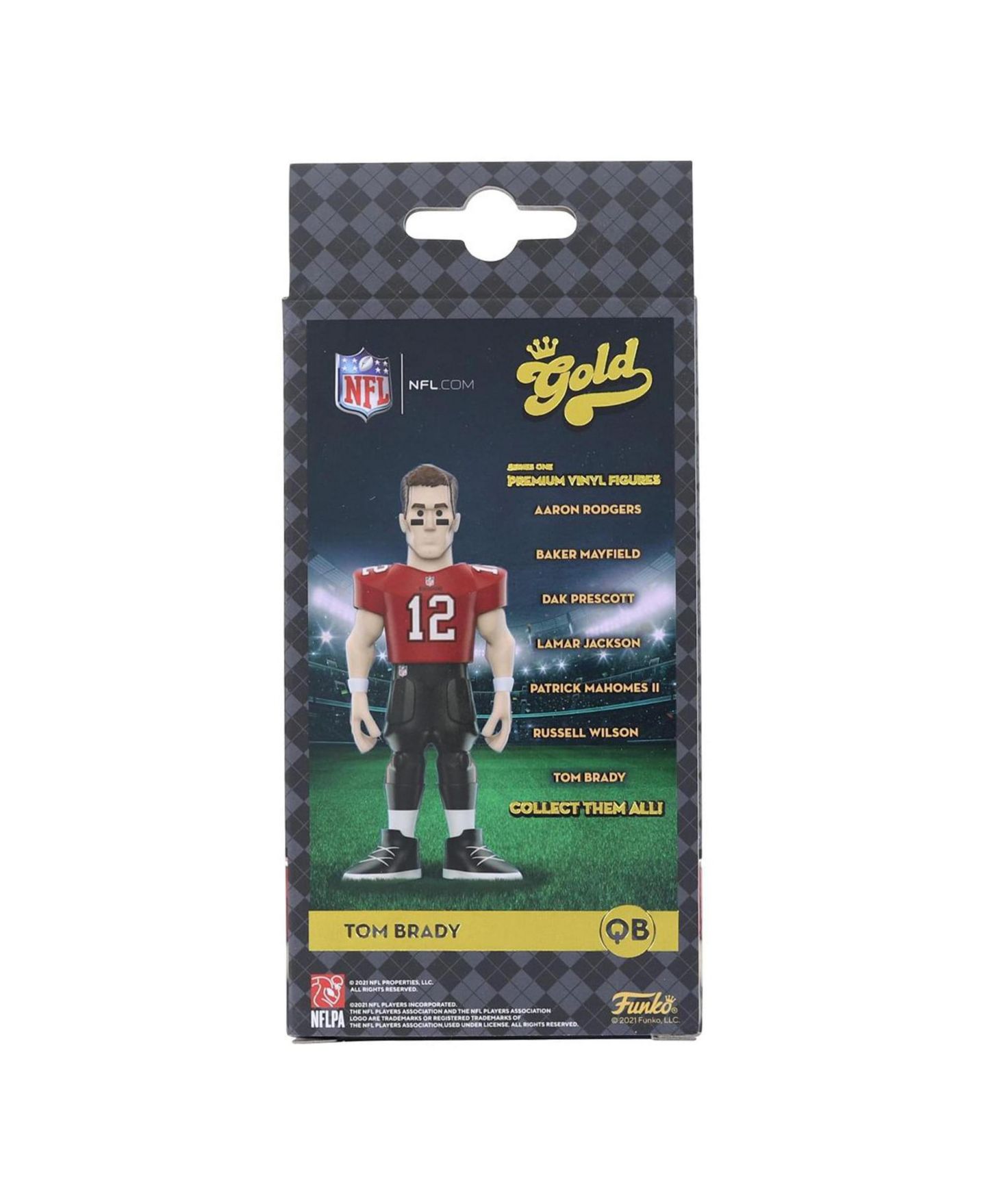 Детская фигурка Funko New England Patriots Tom Brady Gold Chase 5" Vinyl Figure, Ages 6+ — фото 5